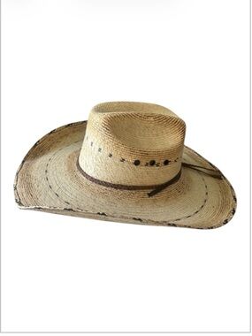 Bullhide Tan Straw Cowboy Hat – Western Ranch Style Unisex
